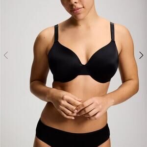 Soma Vanishing Back Full Coverage Bra in Black - Size 34G